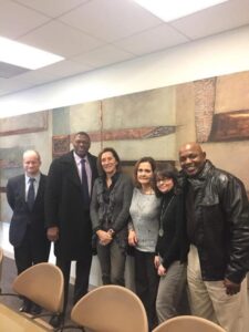 Carl Banks and Nesby Glasgow meeting with tourism partners
