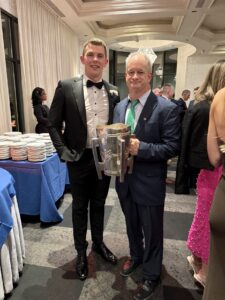 JP with the Liam MacCarthy Cup at the Tipperary New York Hurling Club event