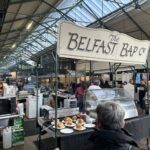 The Belfast Bap Co stall at St George's Market, Belfast