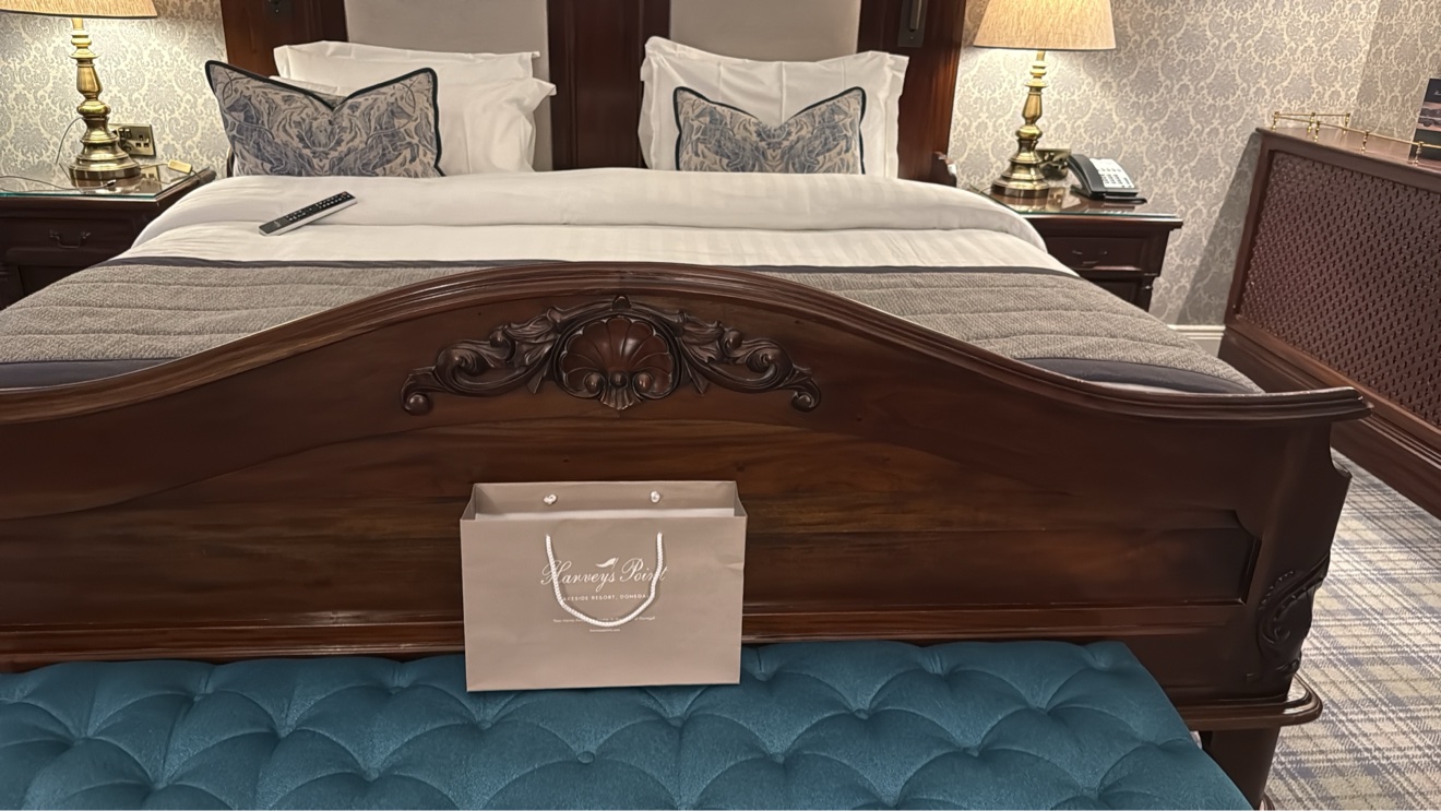 Harvey's Point luxury hotel room