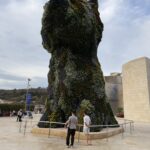 Puppy, the giant floral dog sculpture outside the Guggenheim Museum in Bilbao