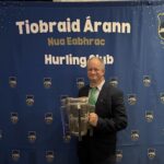 JP with the Liam MacCarthy Cup at the Tipperary New York Hurling Club event