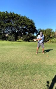 John E. Cone Jr. on the Tee in Jupiter, Florida