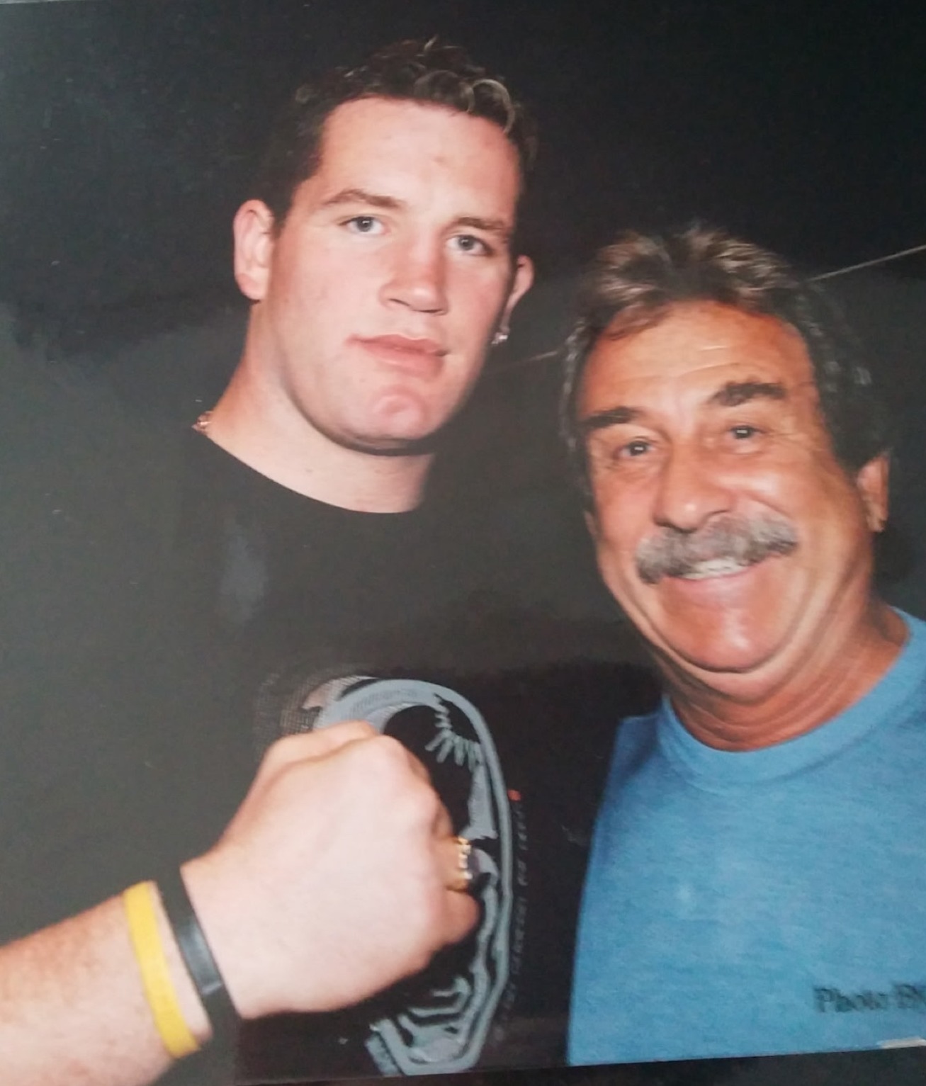 Larry Belcamino with Kevin McBride
