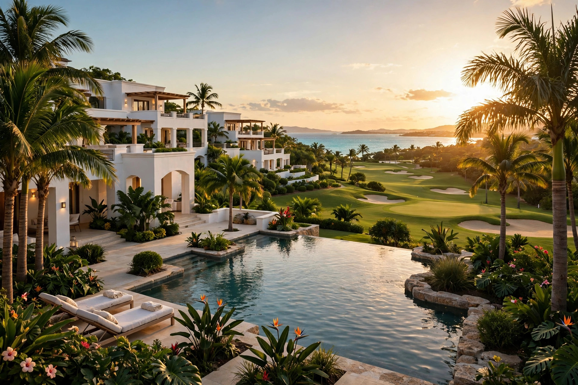 Casa de Campo resort pool and luxury villas