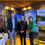 Alison Metcalfe of Tourism Ireland with the Lord Mayor of Limerick at a Ryder Cup 2027 event