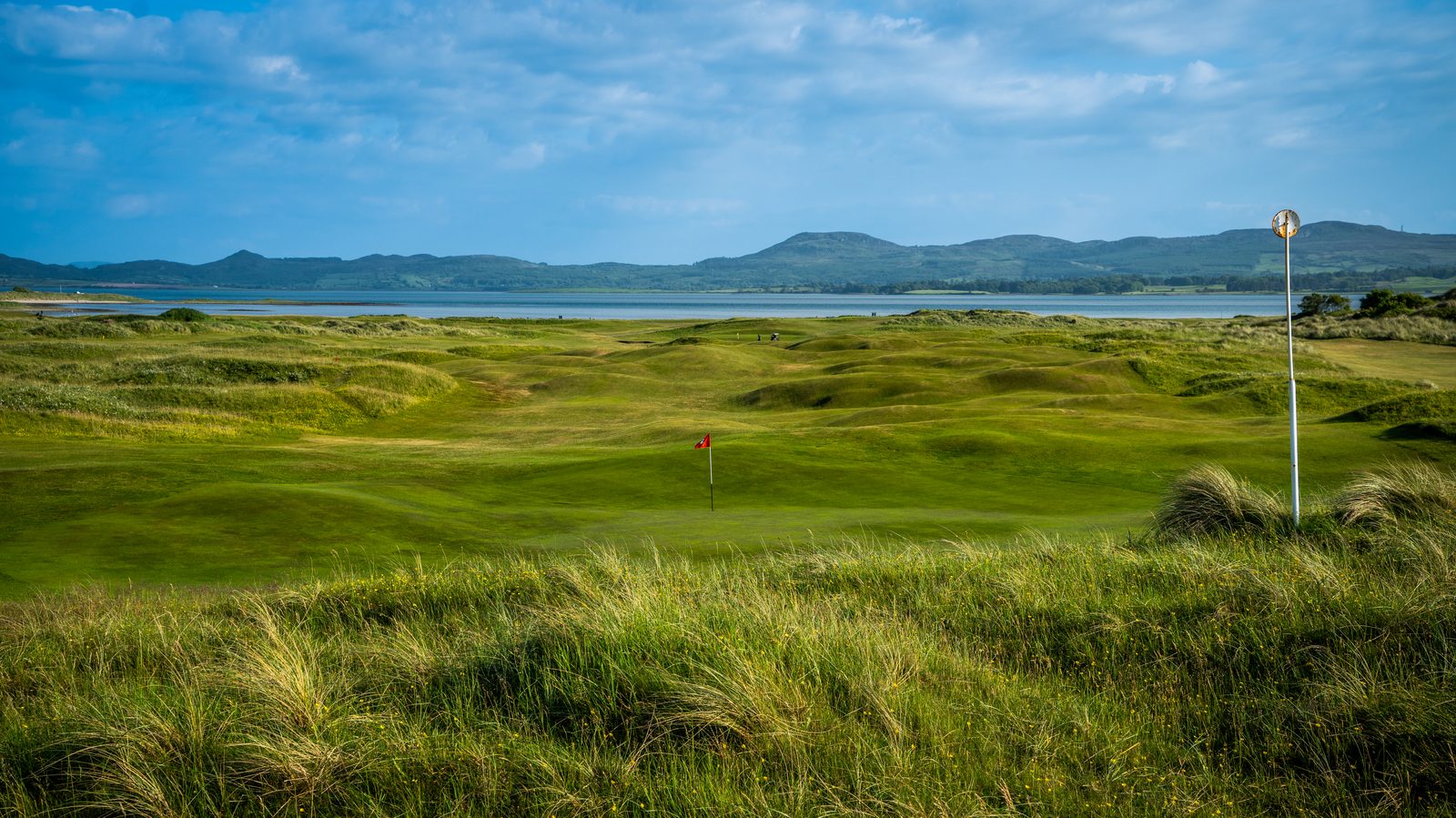 Strandhill Golf Club links beneath Knocknarea, County Sligo