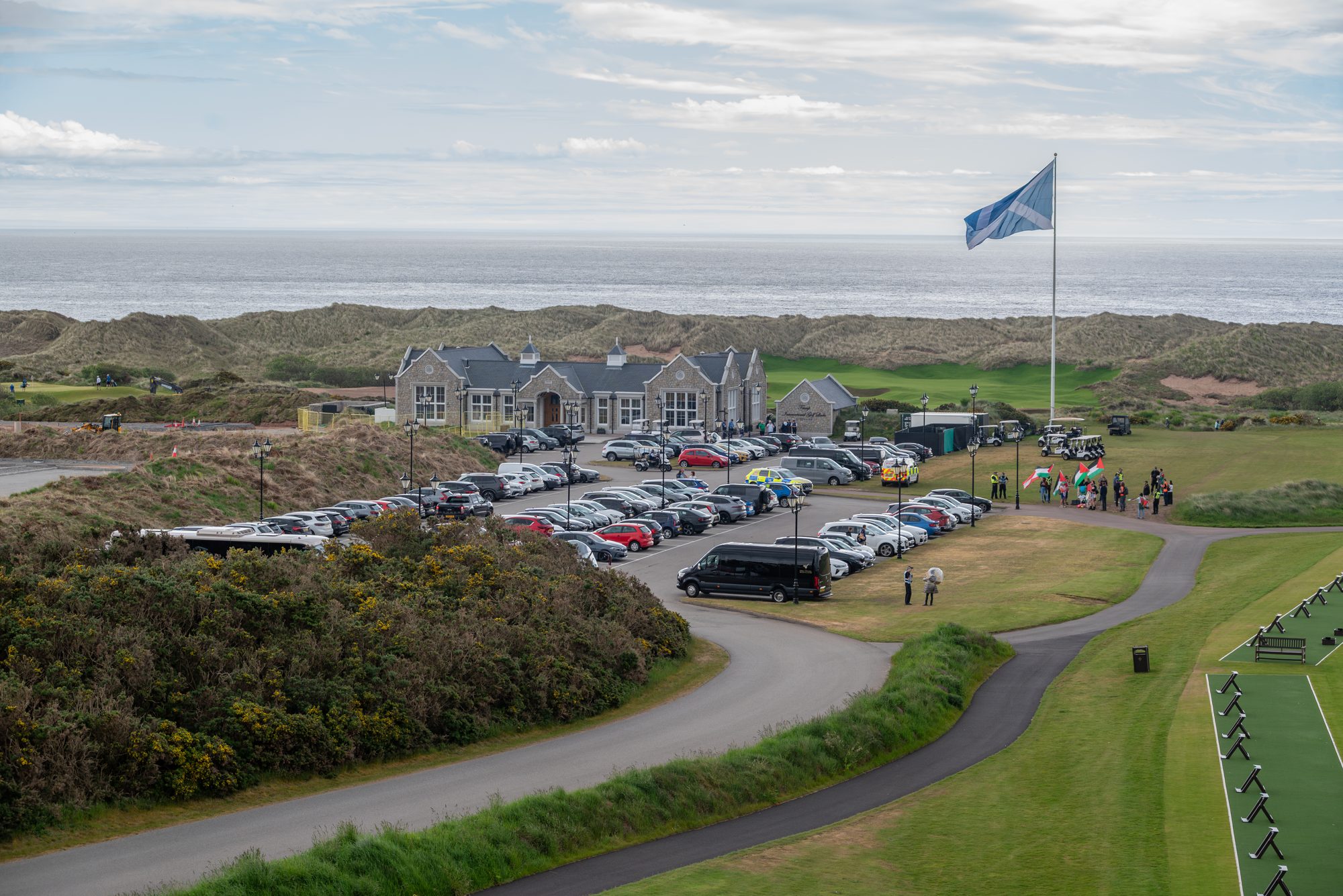 The clubhouse at Trump International Golf Links, Aberdeen